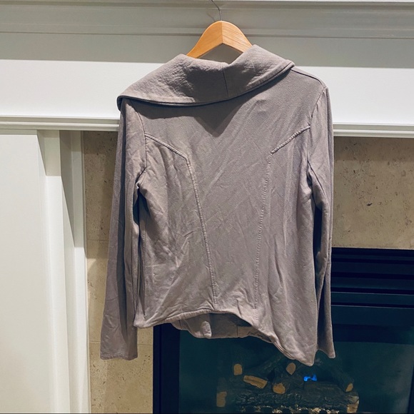 HELMUT LANG Brown Villous Asymmetrical Jacket - Picture 9 of 13